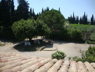 La vue depuis le gîte